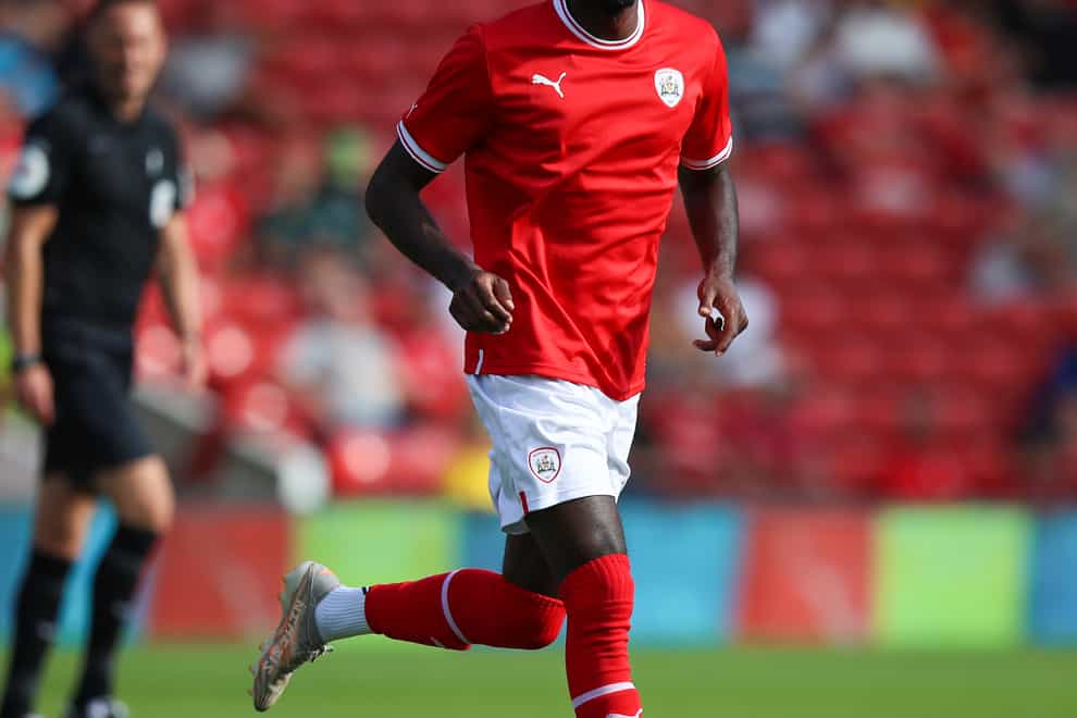 Barnsley’s Devante Cole during a pre-season friendly match at Oakwell Stadium, Barnsley. Picture date: Saturday July 16, 2022.