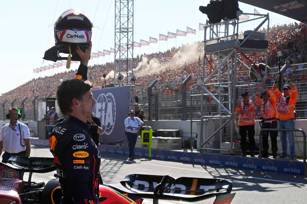Max Verstappen took pole position for the Dutch Grand Prix (Peter Dejong/AP)