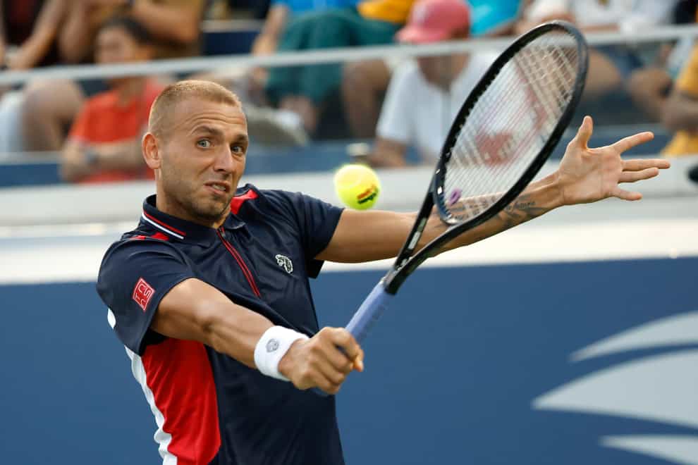 Dan Evans had no regrets after losing out to former champion Marin Cilic in a lengthy tussle in the third round of the US Open (Jason DeCrow/AP)