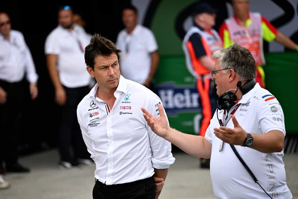 Toto Wolff, pictured, has questioned Yuki Tsunoda’s retirement from the Dutch Grand Prix (Christian Bruna/AP)