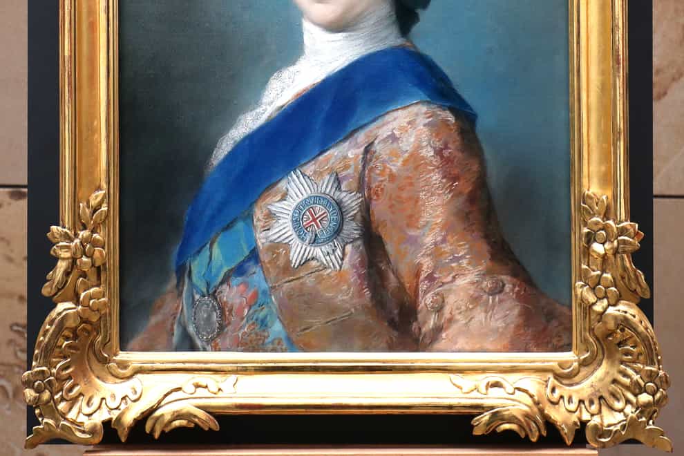 A portrait of Bonnie Prince Charlie, painted in 1737 by Venetian artist Rosalba Carriera (Jane Barlow/PA)