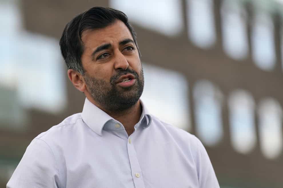 Humza Yousaf is urging those eligible to get the winter Covid-19 booster (Andrew Milligan/PA)