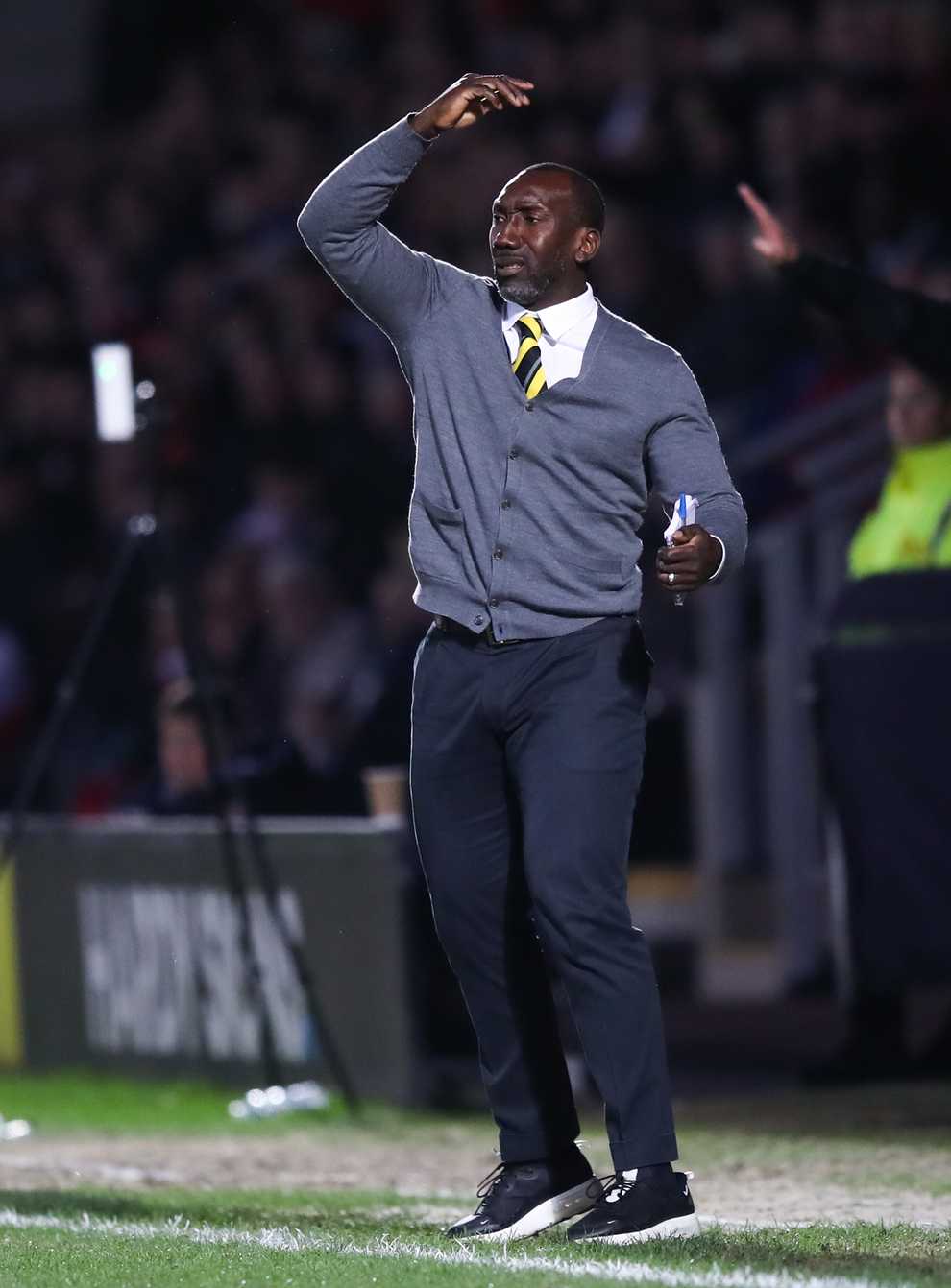 Jimmy Floyd Hasselbaink’s second spell as Burton has ended in disappointment (Isaac Parkin/PA)