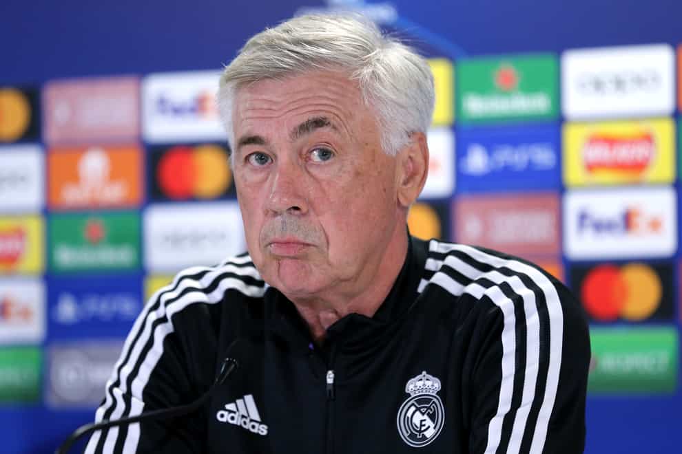 Real Madrid manager Carlo Ancelotti says his team defend well (Robert Perry/PA)