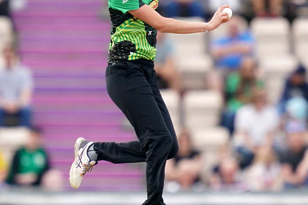 Lauren Bell was the second-top wicket taker in the Women’s Hundred (John Walton/PA)