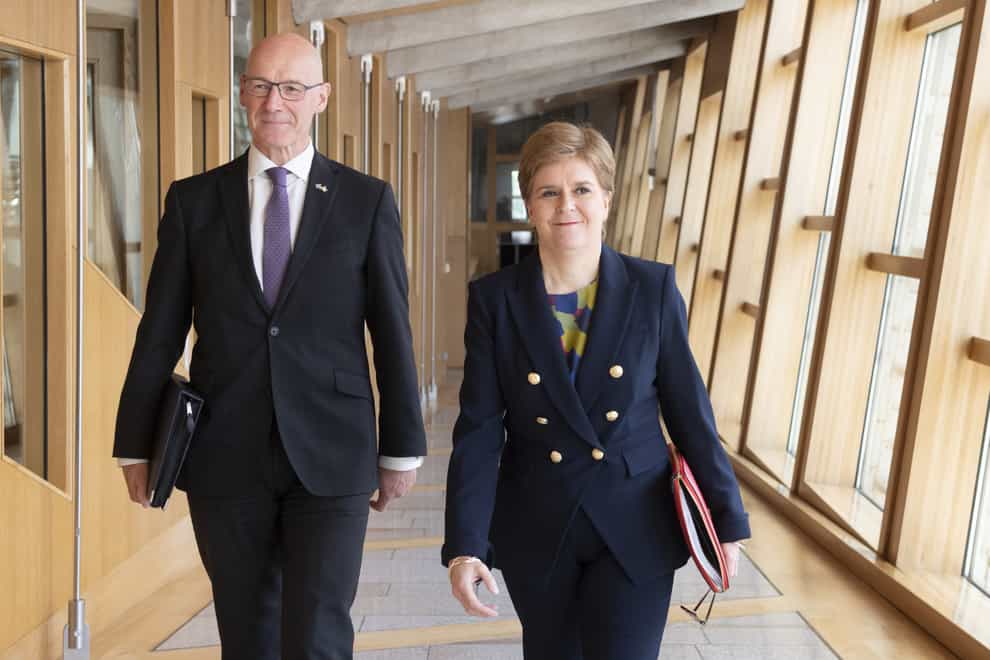 Nicola Sturgeon published the Programme for Government on Tuesday (Lesley Martin/PA)