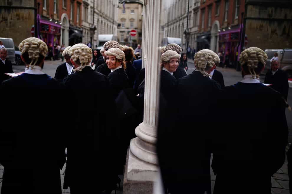 Striking barristers are “absolutely willing” to negotiate with the Government and would be ready to meet the new Justice Secretary Brandon Lewis as soon as Wednesday, MPs were told (Ben Birchall/PA)