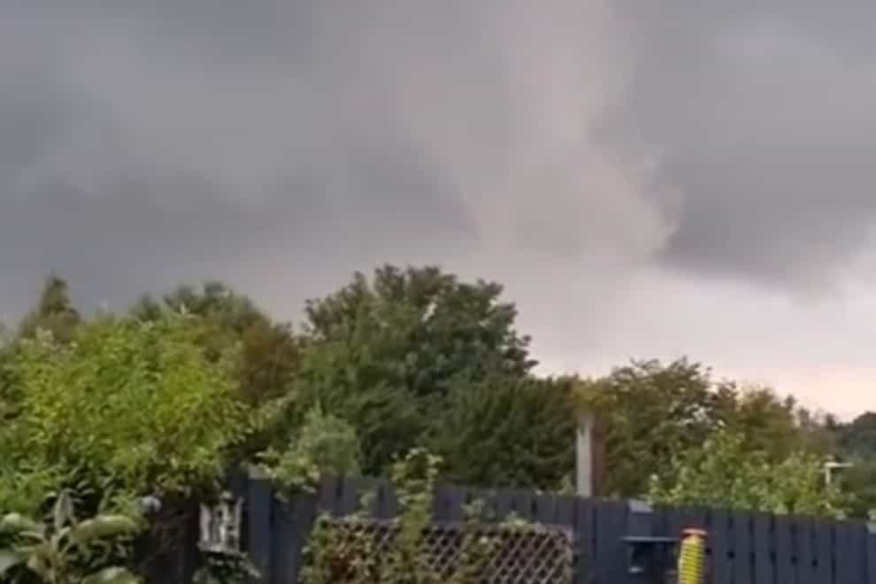 The tornado was spotted in Midlothian (@aislingtho/PA)