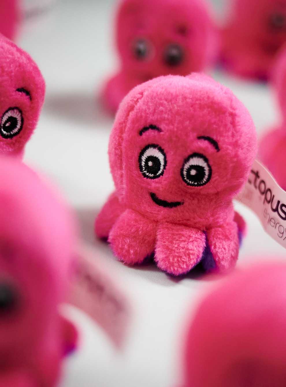 Octopus Energy promotional toys at the headquarters of Octopus Energy in London (PA)