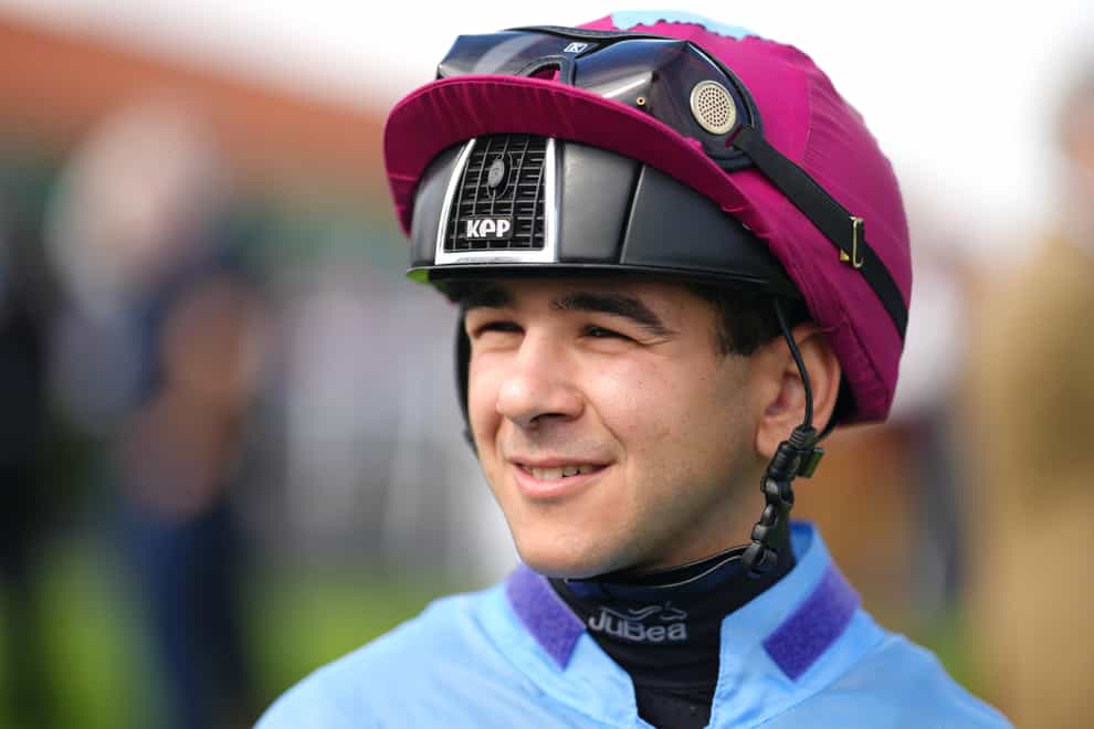 Jockey Marco Ghiani has been suspended on an “interim basis” (John Walton/PA)