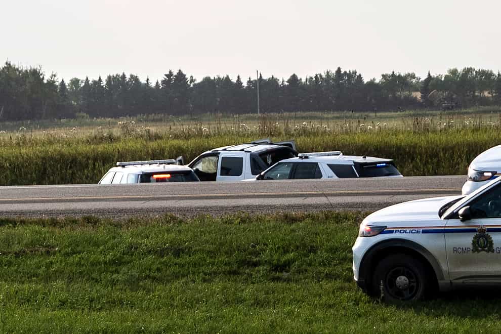 The final suspect in the stabbing rampage in and around a Canadian reserve is dead from self-inflicted injuries, an official has said (Robert Bumsted/AP)