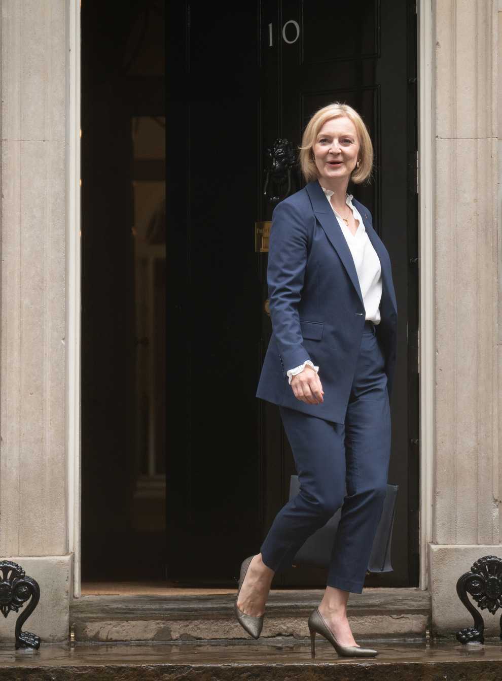 Prime Minister Liz Truss at 10 Downing Street (Stefan Rousseau/PA)