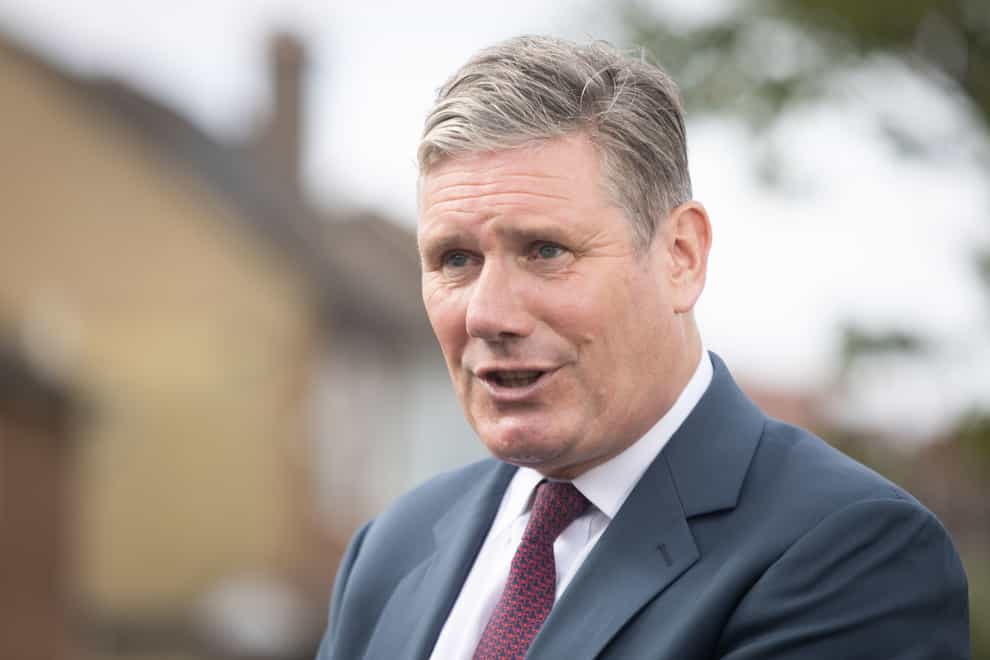 Labour leader Sir Keir Starmer says working people will pay for the refusal to have a windfall tax (PA)