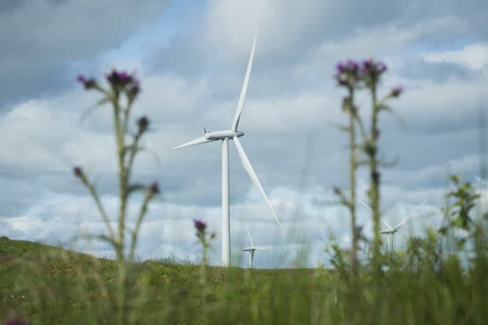 On and offshore wind turbines can help solve the crisis, energy boss Keith Anderson said (Danny Lawson/PA)