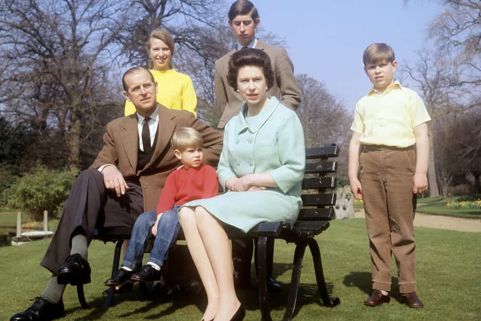 The royal family in the late Sixties when they appeared in their first television documentary (PA)