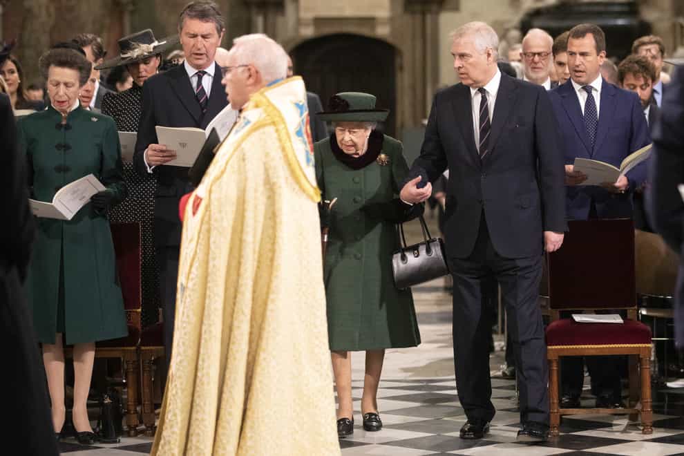 The Queen and the Duke of York (Richard Pohle/The Times/PA)