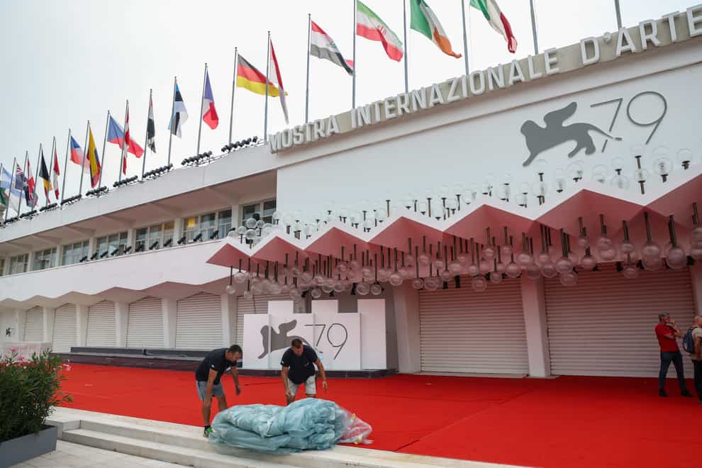 British national anthem played at Venice Film Festival in honour of the Queen (Joel C Ryan/Invision/AP)