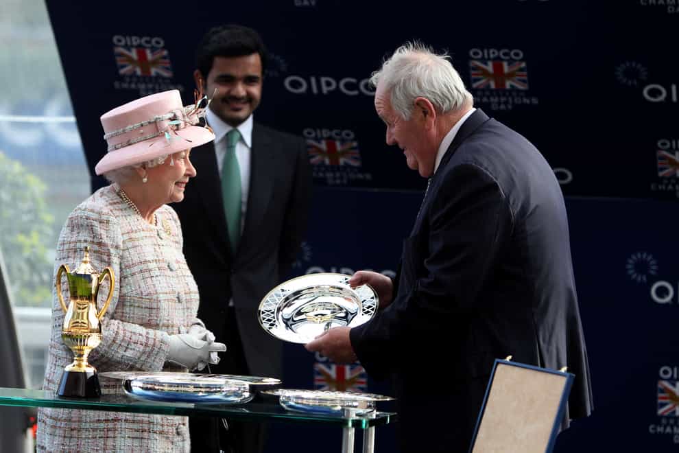 Richard Hannon Snr loved the Queen’s company (Steve Parsons/PA)