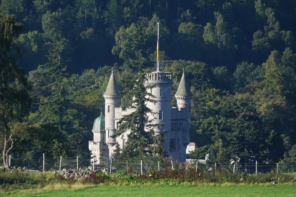 A cortege carrying the Queen’s coffin will leave Balmoral Castle on Sunday morning (Owen Humphreys/PA)