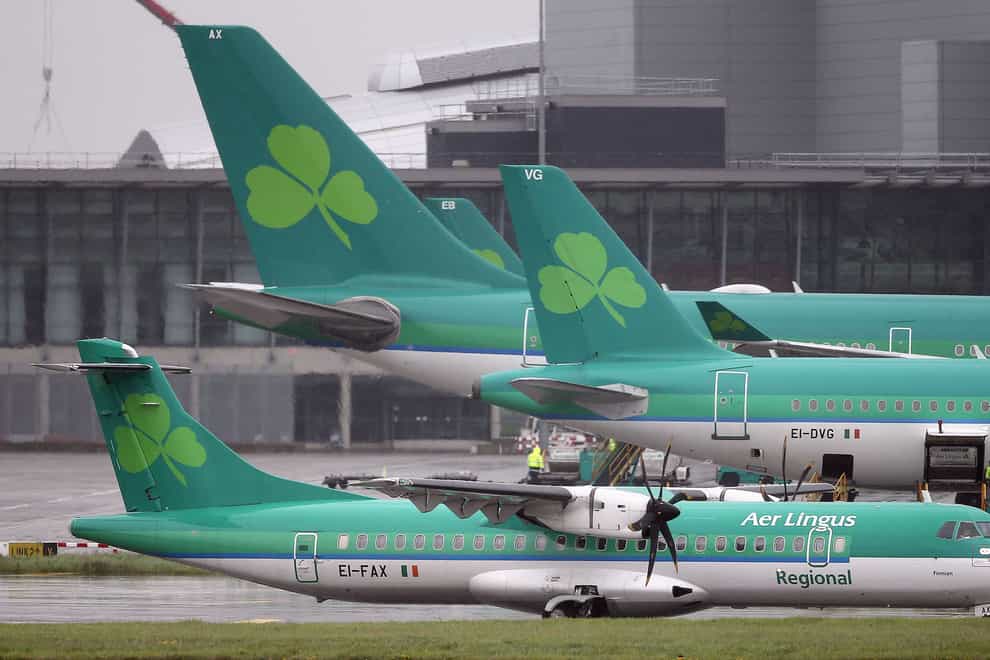 Aer Lingus had to cancel 51 flights on Saturday after an IT failure (Niall Carson/PA)