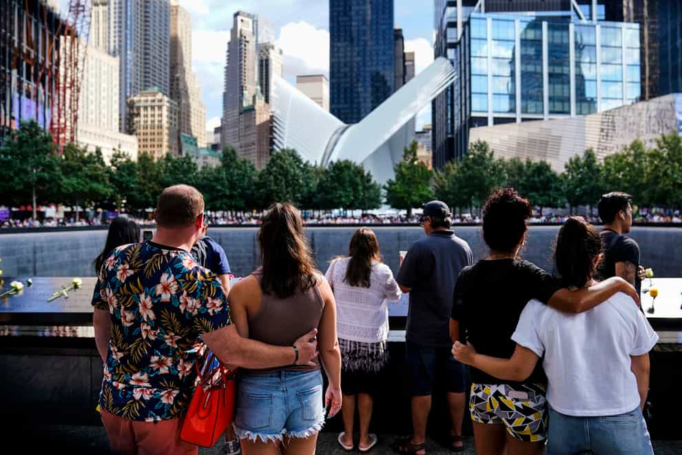 Americans are remembering 9/11 with moments of silence, readings of victims’ names, volunteer work and other tributes 21 years after the deadliest terror attack on US soil (Matt Rourke/AP)
