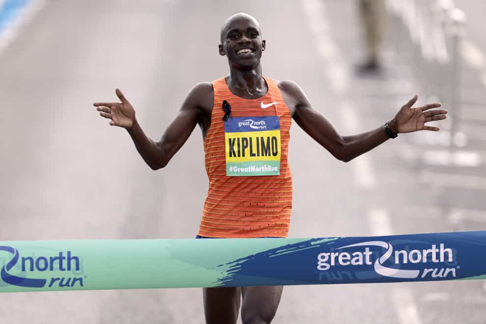 Jacob Kiplimo wins the elite men’s race at the Great North Run (Richard Sellers/PA)