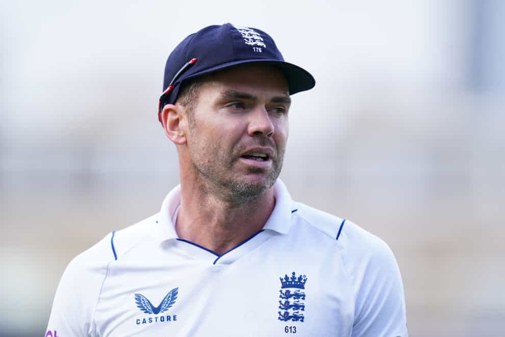 James Anderson feels common sense could have been shown as England looked to close out victory over South Africa (John Walton/PA)