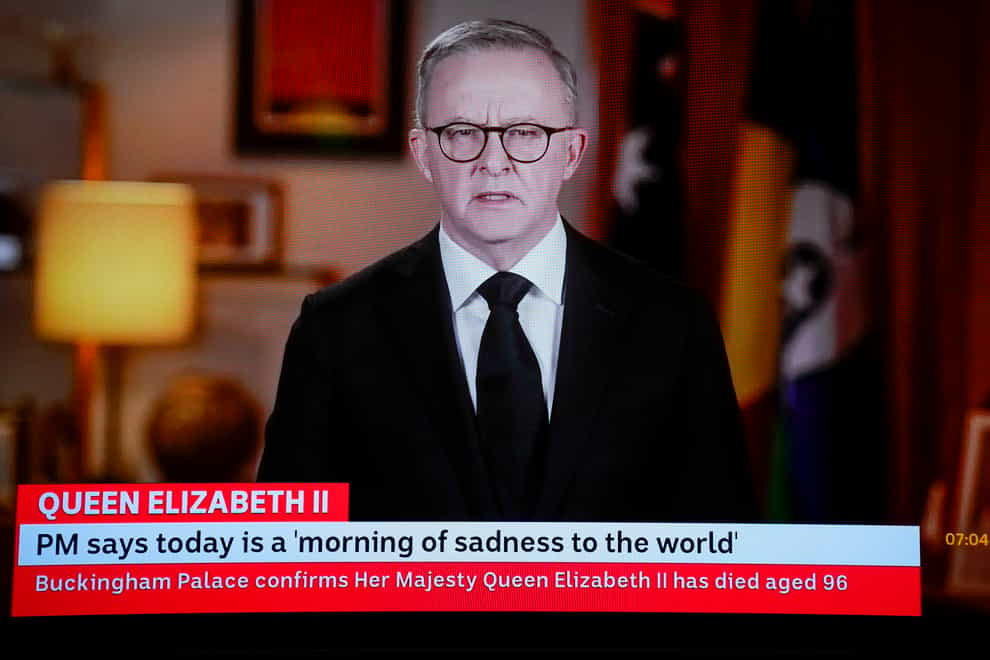 The Australian Prime Minister has faced backlash from the business and health care sector following the announcement of a one-off bank holiday to mark a national day of mourning for the late Queen (ABC/AP)