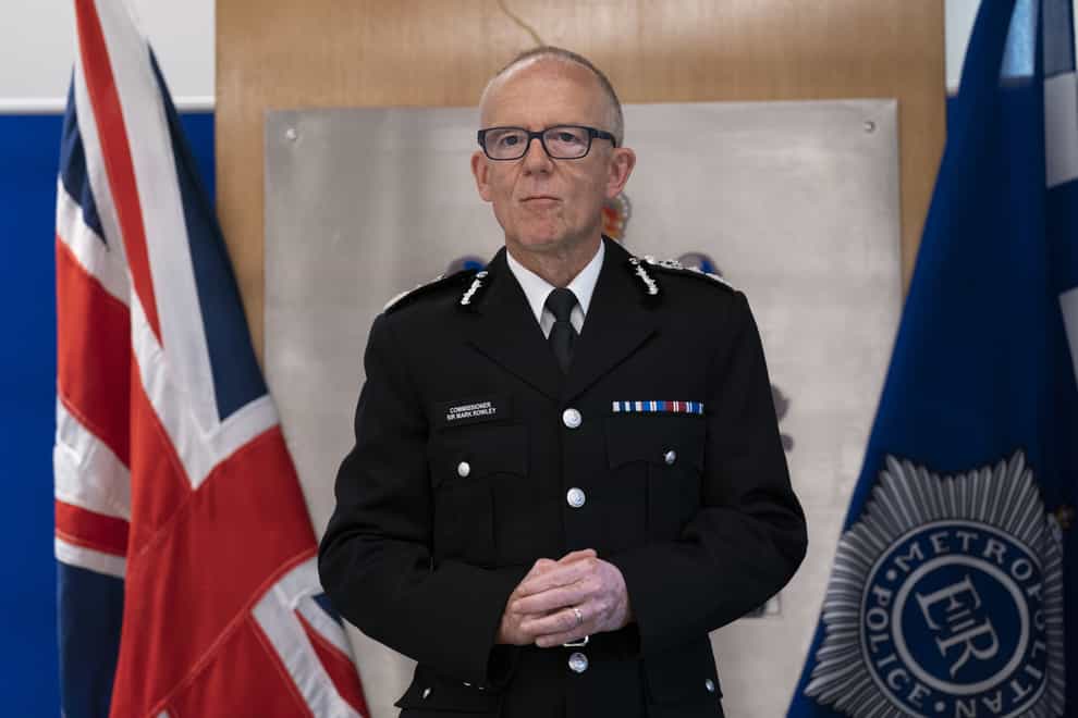 Sir Mark Rowley takes the oath at New Scotland Yard (Kirsty O’Connor/PA)