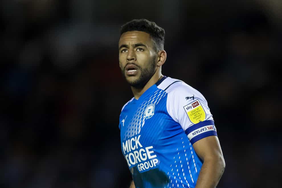 Peterborough’s Nathan Thompson has served a one-match suspension (Leila Coker/PA)