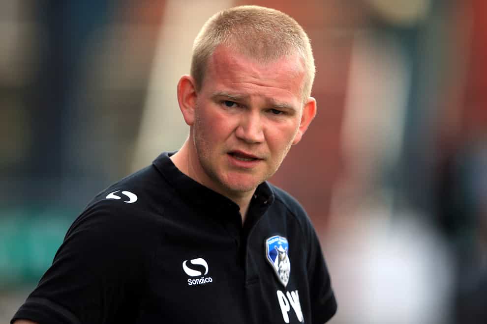Barrow boss Pete Wild could pick from an unchanged squad (Clint Hughes/PA)