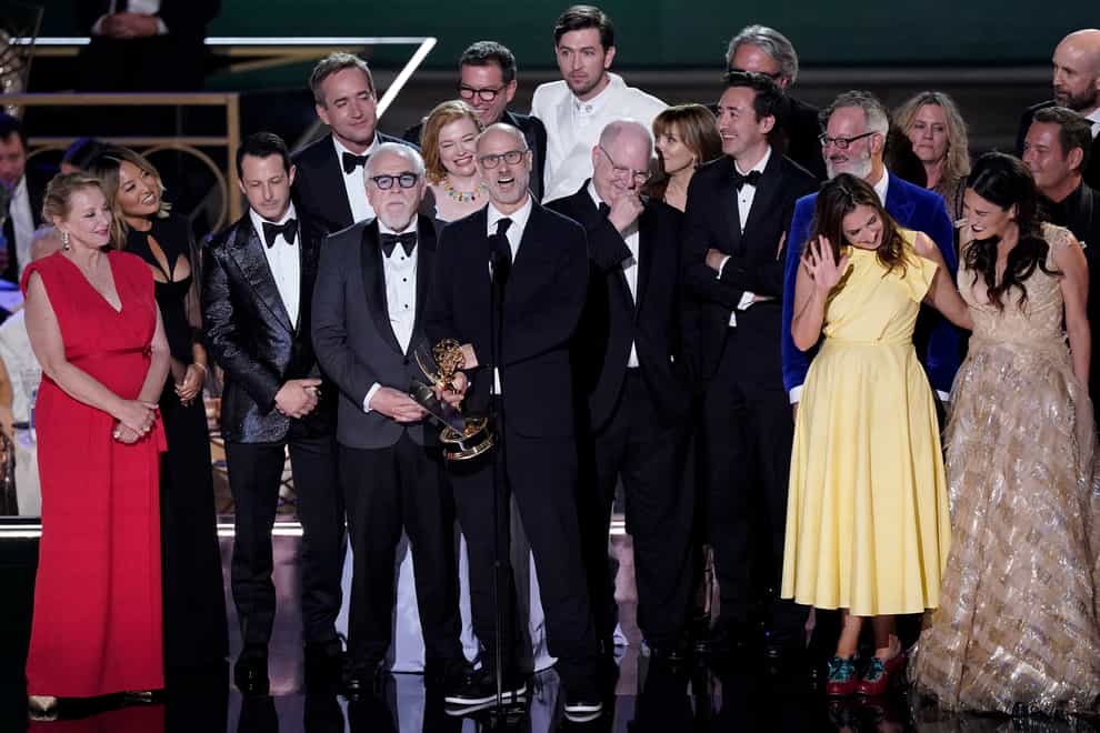 Jesse Armstrong declares ‘a big week for successions’ following top Emmy win (Mark Terrill/AP)