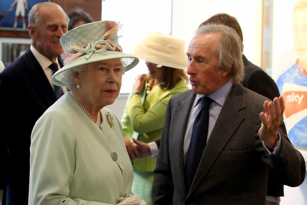 Sir Jackie Stewart struck up a close friendship with the Queen (Andrew Milligan/PA)
