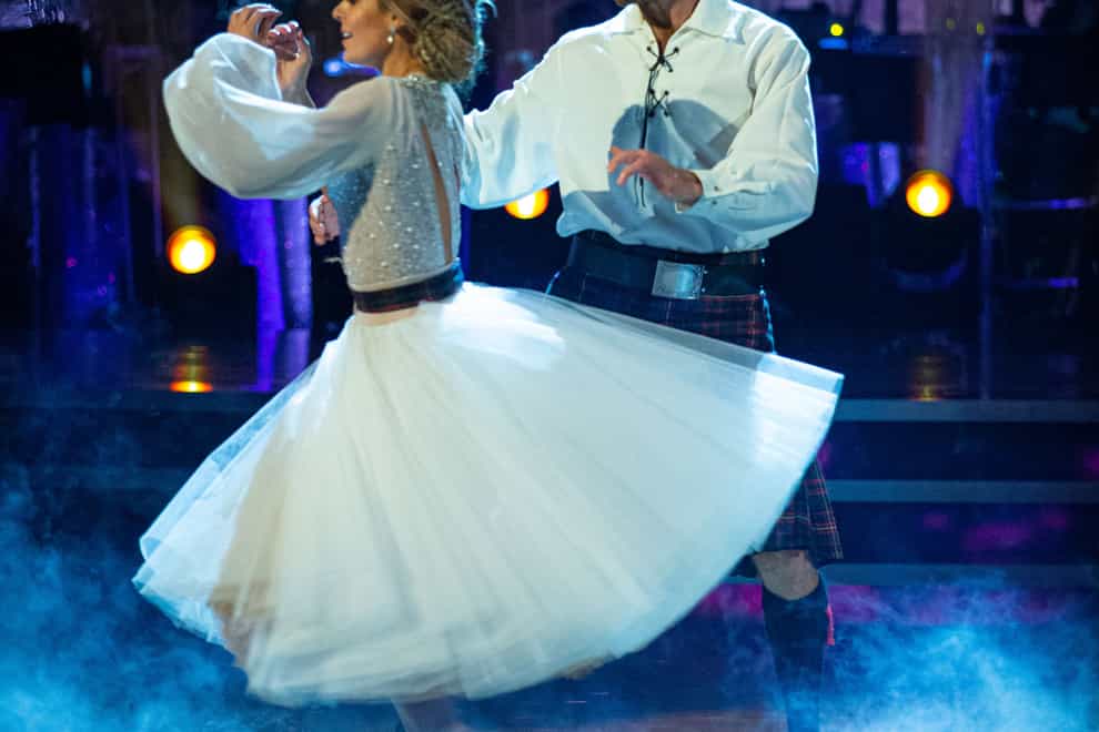 The Queen commented on JJ Chalmers dancing ‘fantastically’ on Strictly Come Dancing (Guy Levy/BBC/PA)