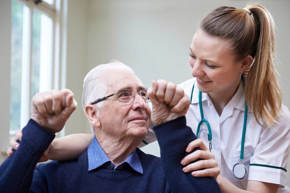 A nurse assessing a stroke victim (Alamy/PA)