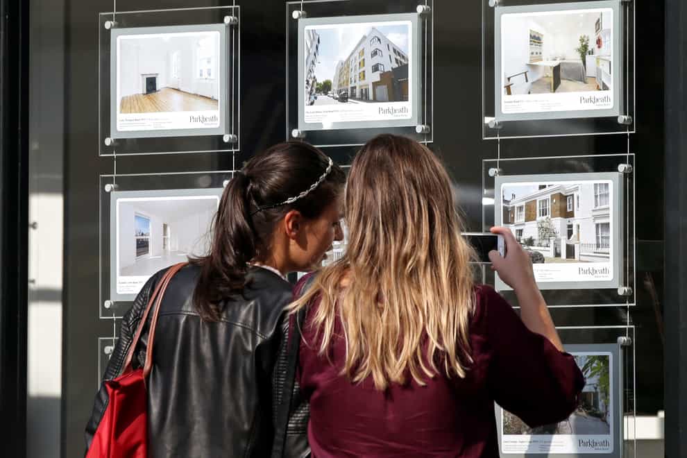 House-hunters are feeling more hesitant about moving in the next few months, according to Savills (Yui Mok/PA)