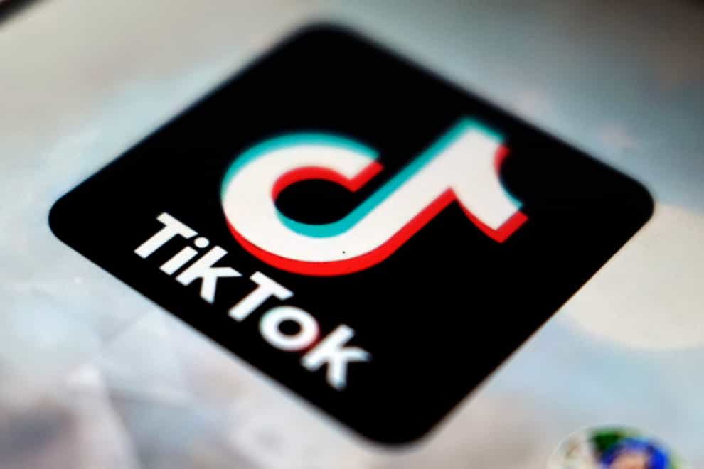 The TikTok app logo (Kiichiro Sato/AP)