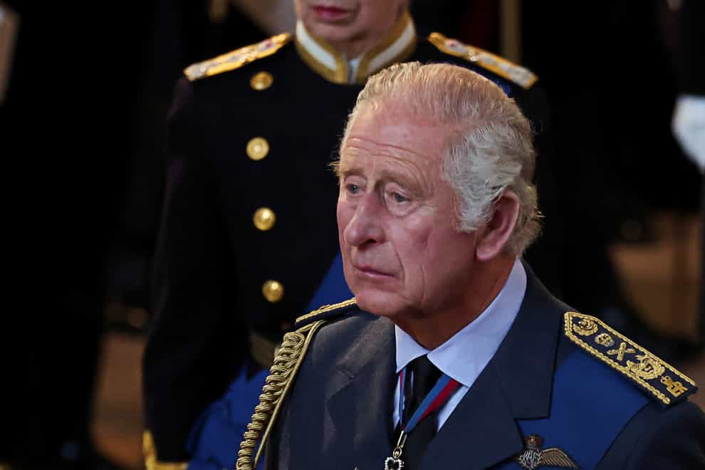 King Charles III (Phil Noble/PA)