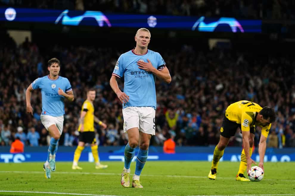 Erling Haaland scored Manchester City’s winner (Martin Rickett/PA)