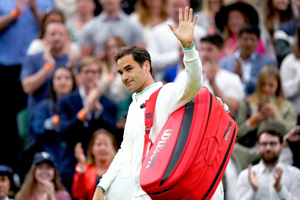 Roger Federer is waving farewell to tennis (Adam Davy/PA)