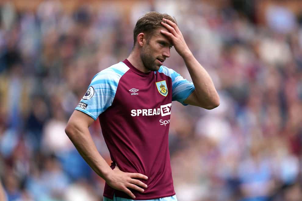 Burnley’s Charlie Taylor could miss the home game with Bristol City through injury (Nick Potts/PA)