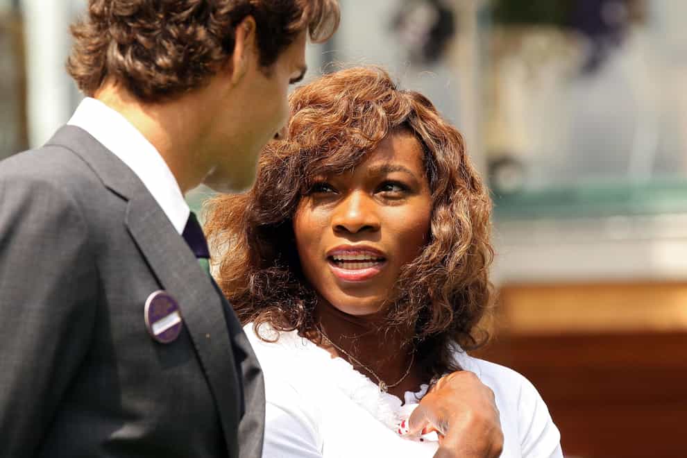 Serena Williams has welcomed Roger Federer to the ‘retirement club’ after the 20-time grand slam champion announced he will bring his professional tennis career to a close (Oli Scarff/PA)