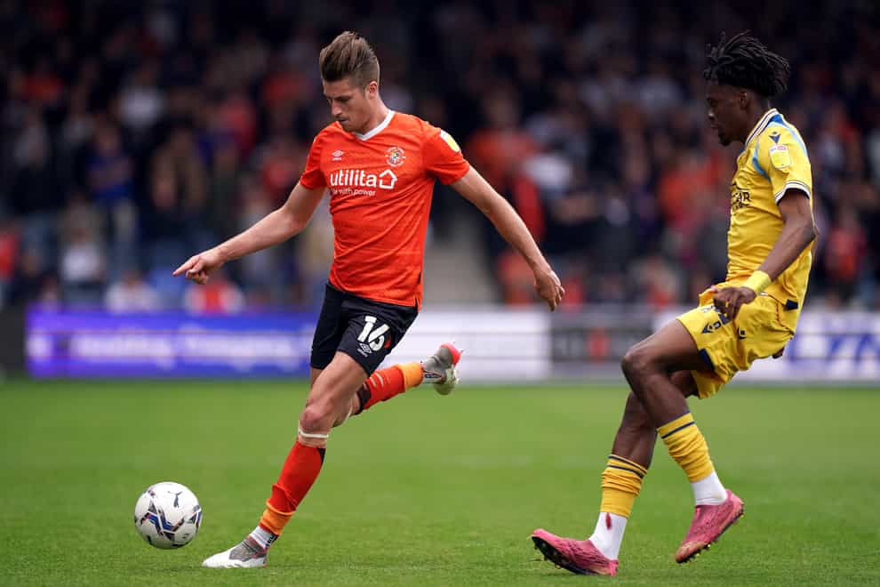 Luton defender Reece Burke is doubtful for the match with Blackburn due to a rib injury (Kirsty O’Connor/PA)
