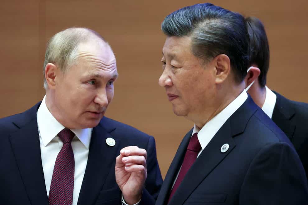 Russian President Vladimir Putin and his Chinese counterpart Xi Jinping (Kremlin Pool Photo via AP)