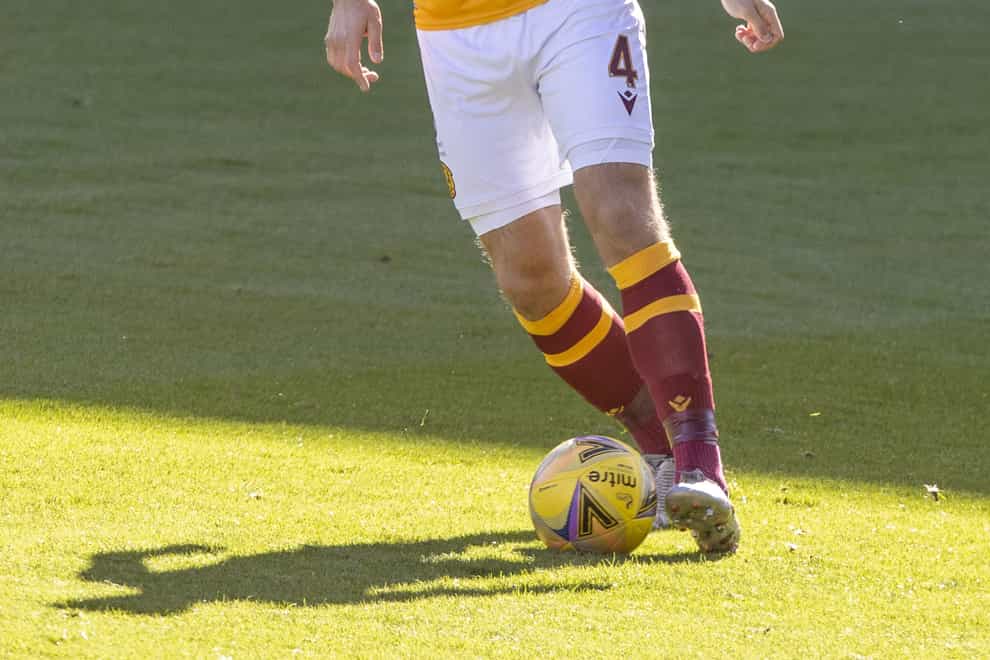 Ricki Lamie was among three Motherwell players who went off injured (Jeff Holmes/PA)
