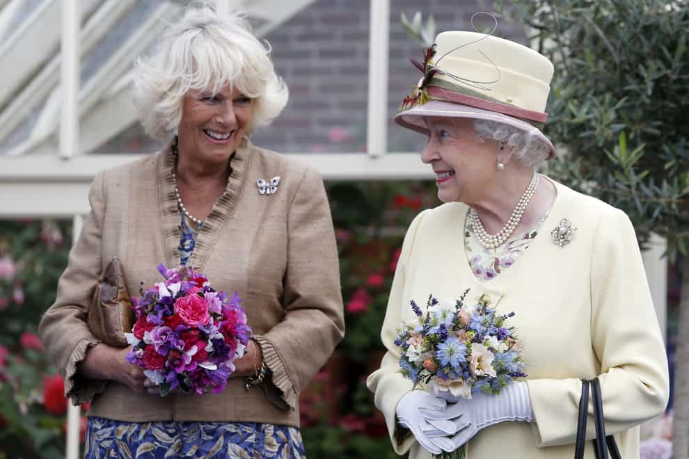 The Queen and Camilla in 2014 (Danny Lawson/PA)
