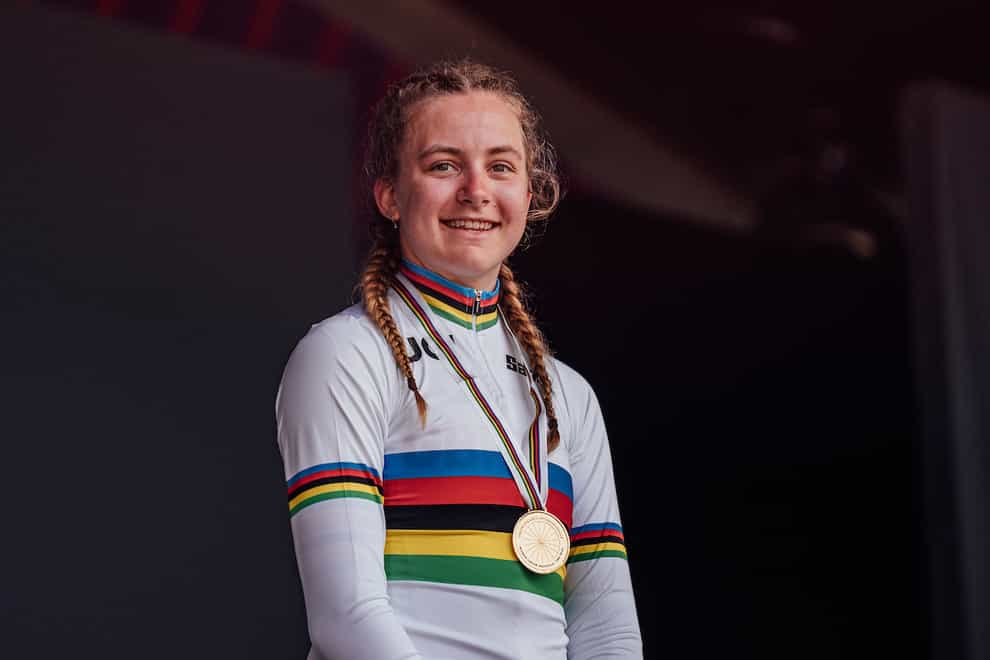 Great Britain’s Zoe Backstedt has blown away the field to take victory in the junior women’s time trial at the Road World Championships in Wollongong, Australia (SWPix/PA)