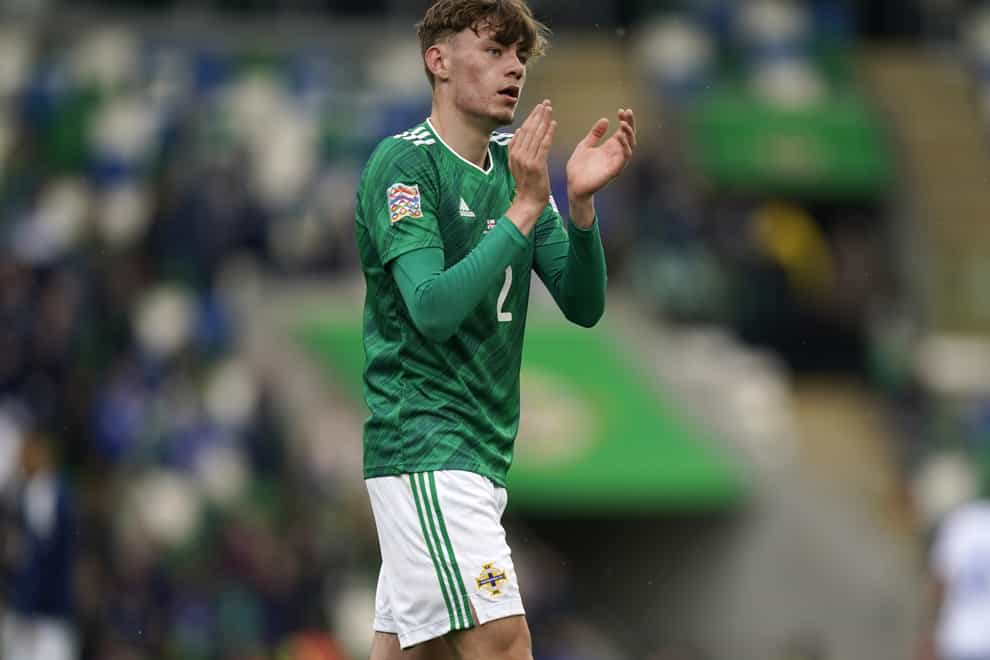 Conor Bradley wants to take the next step with Northern Ireland after impressing on loan at Bolton (Niall Carson/PA)