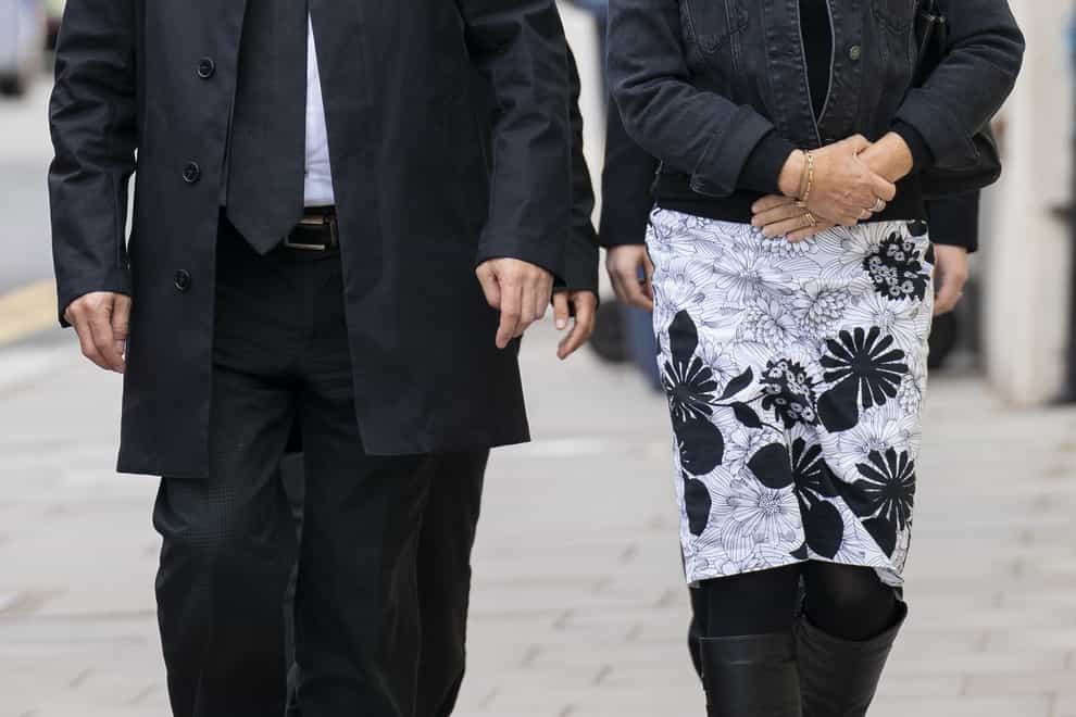 Molly Russell’s father Ian and mother Janet arrive for the inquest (Kirsty O’Connor/PA)