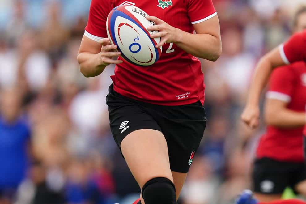 Emily Scarratt has been at the forefront of England’s elevation to World Cup favourites (David Davies/PA)